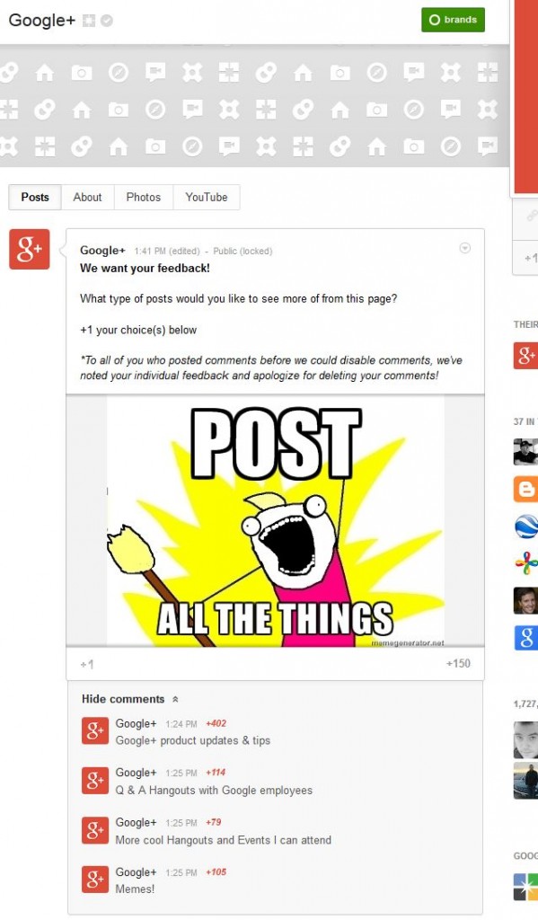 The Post Google+ Did